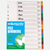 Bright File Divider Labels File Dividers – The Hubble – Stationery