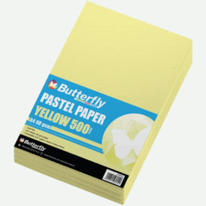 Paper - A4 80gsm Pastel - Reams 500 (yellow)