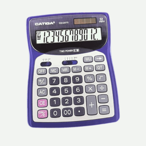 Catiga Cd-2473 12 Digit (large) Blue & Silver Calculator