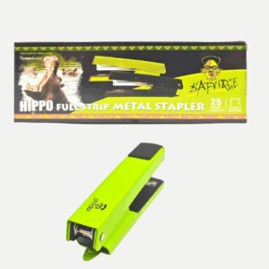 D Afrique Full Strip 25 Sheet Metal Stapler Hippo 303 Green